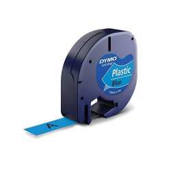 Fita 12mmx4m Preto/Azul Plástico 91205 12791205