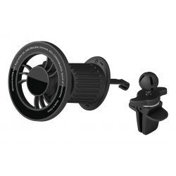 CXMGVEBL6523 re-charge-Car Holder-Vent-magnetic-BLK