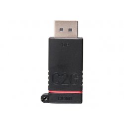 29878 C2G Universal Adapter Ring with Color Coded Connectors - Kit de adaptador de áudio / vídeo - preto - suporte de 4K