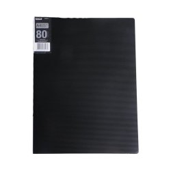 Pasta c/80 Bolsas 160 Páginas Catálogo Eagle Preto 100EA9008AK/50