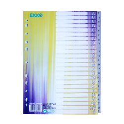 Separadores A4 Plástico Cinza (A a Z) 1721093