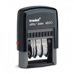 Datador Autotintável 04x27mm Trodat 4820 Preto 5724820