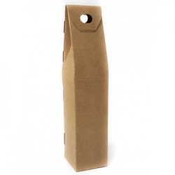 Caixa Cartão 095x085x410mm p/1 Garrafa Vinho Kraft 6581100