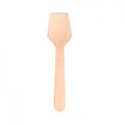 Colheres Gelado Madeira 9,5cm 100un 6621103