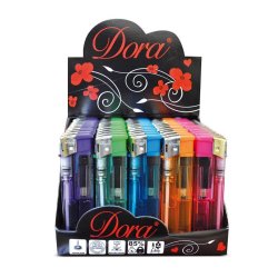 Isqueiro Dora Transparente Sortido 50un 7541105