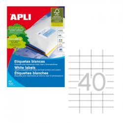 Etiquetas 052,5x029,7mm 100Fls A4 01286 Apli 4000un APL01286