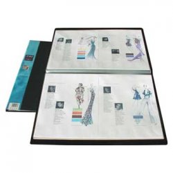 Pasta c/40 Bolsas 80 Páginas Catálogo A3 Preto 10012467