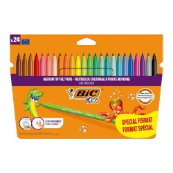 Marcador Feltro 024un (18+6) Bic Kids Couleur 130921360