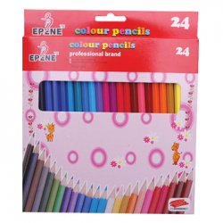 Lápis Cor 24un Cx Cartão Epene EP20-1024 18cm 1601021