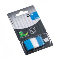 Separadores Film Adesivos 25x43mm Azul 50un 162772881