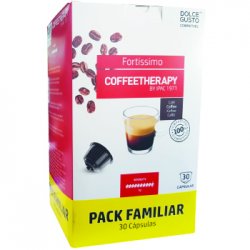 Café Cápsulas p/Dolce Gusto CoffeeTherapy Fortissimo 30un 6591330