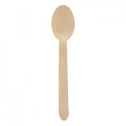 Colheres Sopa Madeira 16cm 100un 6621100