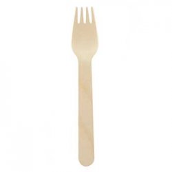 Garfos Madeira 16cm 100un 6621101