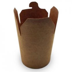 Caixa Cartolina Kraft 09,8x08,2x07cm para Menu 500ml 50un 6621234