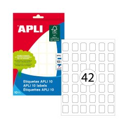 Etiquetas 016x022mm 10Fls A5 01639 Apli 420un APL1639