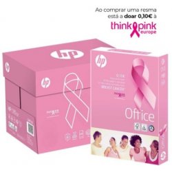 Papel 080gr Fotocopia A4 HP Office Pink Ream 5x500Fls HPCHP110