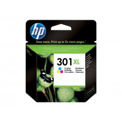 CH564EE301 HP 301XL - 6 ml - Alto Rendimento - cor (ciano, magenta, amarelo) - original - tinteiro - para HP DeskJet 1000, 101