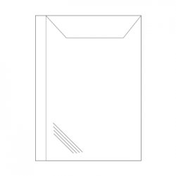 Bolsa 190x229mm para Projeto com Vitrine PVC 100Z25646