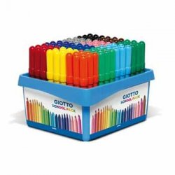 Marcador Feltro 108un Giotto Turbo Maxi Cx Schoolpack 130524000