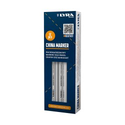 Lápis Dermatográfico Lyra Marker Branco Cx 12un 160299000