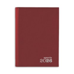 Agenda Diária 2026 Basic 140x200mm Vermelho 1671130