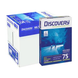 Papel 075gr Fotocopia A3 Discovery by Navigator 5x500Folhas 1801105
