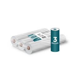 Rolos Papel Marquesa 50cmx50mts 2Fls 16,5g Amoos Pack 3un 6551015