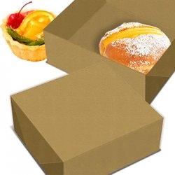 Caixa Cartolina Kraft 12x18x6cm 100un 6621087