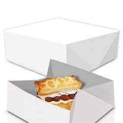 Caixa Cartolina Branca 24x24x9,5cm 50un 6621348