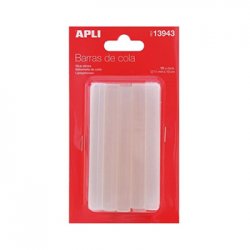 Recarga Bastões Cola Quente Apli Ø 11mm Comp 10cm 10un APL13943