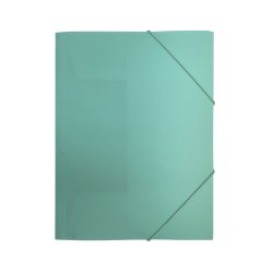 Pasta Plástico c/Elásticos A4 Menta Pastel 1008092