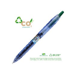 Esferográfica Gel Pilot B2P BeGreen Retrátil Verde 0,7mm 1un 1171968