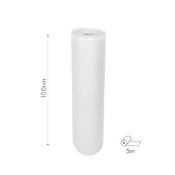 Plástico Proteção com Bolhas de Ar 100cmx5m Rolo 1531605