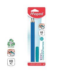 Lápis Grafite Nº2-HB Maped Kidy Learn Concentration 2un 136854400