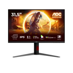 U32G4U AOC Gaming U32G4U - Monitor LED - gaming - 32" (31.5" visível) - 3840 x 2160 4K UHD (2160p) @ 160 Hz - Fast IPS - 400 cd