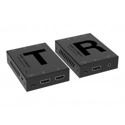 TC-HDMICAT+ HDMI and USB over CAT5e/6/6A cable up to 70 m long - 4K at 60 Hz 4:4:4 - one to one only - only one power supply re