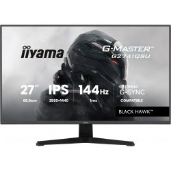 G2741QSU-B1 iiyama G-MASTER Black Hawk G2741QSU-B1 - Monitor LED - gaming - 27" - 2560 x 1440 QHD @ 144 Hz - IPS - 350 cd/m² - 