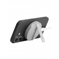 CH15WLAL7263 dbramante1928 re-charge - Base de carregamento sem fios - com suporte, com Qi2 - ALU - 25 Watt - 2 A (magnético)