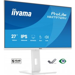 XB2797QSU-W1 iiyama ProLite XB2797QSU-W1 - Monitor LED - 27" - 2560 x 1440 QHD @ 75 Hz - IPS - 350 cd/m² - 1000:1 - 1 ms - 2xHD