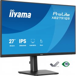 XB2791QS-B1 iiyama ProLite XB2791QS-B1 - Monitor LED - 27" - 2560 x 1440 QHD @ 75 Hz - IPS - 350 cd/m² - 1000:1 - 1 ms - HDMI, 