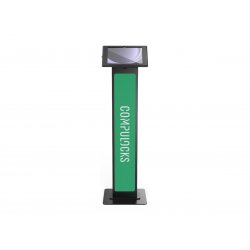 140B580APXB Compulocks Surface Pro 8-11 Apex Enclosure Brandable Floor Stand - Plataforma - para tablet - personalizável - bloq