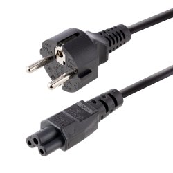 753E-3M-POWER-LEAD StarTech.com 3m (10ft) Laptop Power Cord, EU Schuko to C5, 2.5A 250V, 18AWG, Notebook / Laptop Replacement A