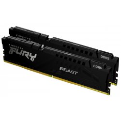 KF568C34BBEK2-32 Kingston FURY Beast - DDR5 - kit - 32 GB: 2 x 16 GB - DIMM 288-pin - 6800 MHz / PC5-54400 - CL34 - 1.4 V - unb