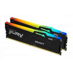 KF556C40BB2AK2-64 Kingston FURY Beast RGB - DDR5 - kit - 64 GB: 2 x 32 GB - DIMM 288-pin - 2800 MHz / PC5-44800 - CL40 - 1.25 V