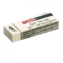 Borracha Branca 62x21x11,5 Scriva (Sem PVC) 11147520