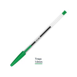 Esferográfica Epene EP01-0108 Ball Point Verde 1mm 1un 1172034
