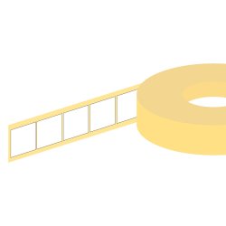 Etiquetas 035x26 D25mm Térmicas c/Capa Rolo 1500un 1221051