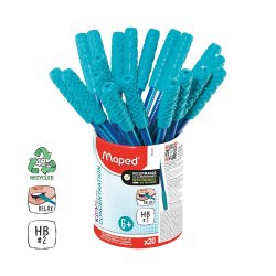 Lápis Grafite Nº2-HB Maped Kidy Learn Concentration Copo 20 126854401