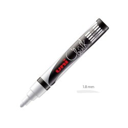 Marcador Giz UNI PWE-5M 1,8-2,5mm Branco 1un 1293257/UN