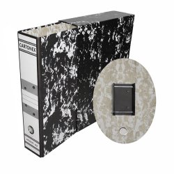 Pasta+Caixa Arquivo Definitivo AZ L76 350x240 Preto 1un 1701063